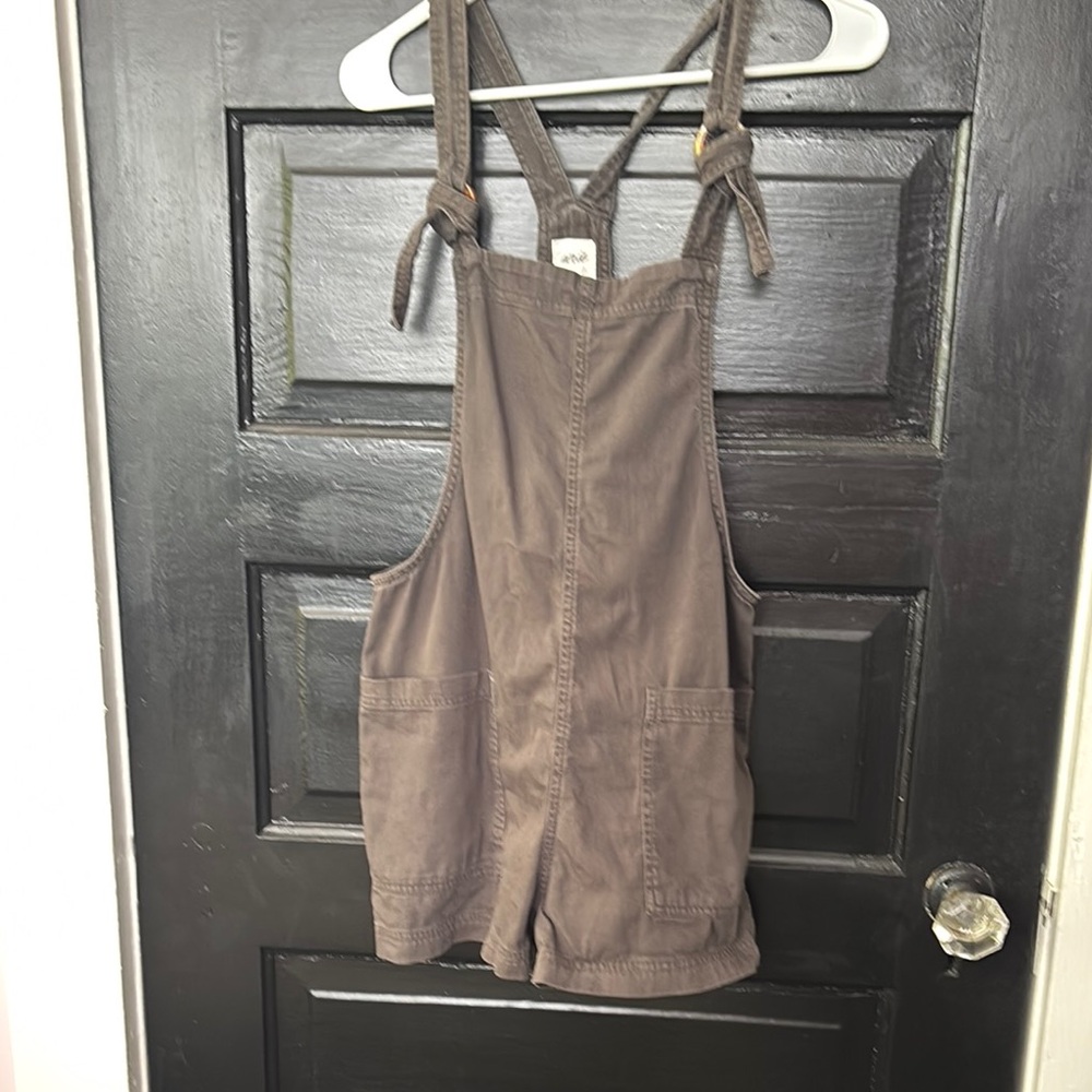 Aerie Dark Gray Overalls